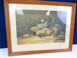 Signed Albert Gruer Print