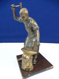 Brass Statue of Metalsmith