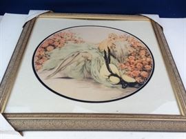 Framed Mzatted Nostalgic Print