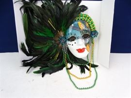 Mardi Gras Wall Mask