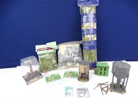 Various HO Scale Buildings Scenery