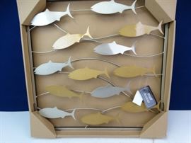 Metal Fish Wall Decor NEW (2)