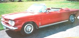 1963 Corvair Spyder convertible, turbo, 66,000+ miles