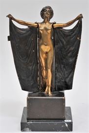 Austrian Erotic Mechanical Bronze