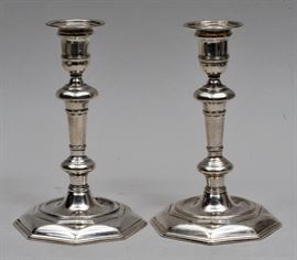 Irish George III Dublin Candlesticks