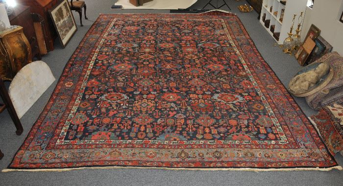 Oversize Antique Bidjar Carpet