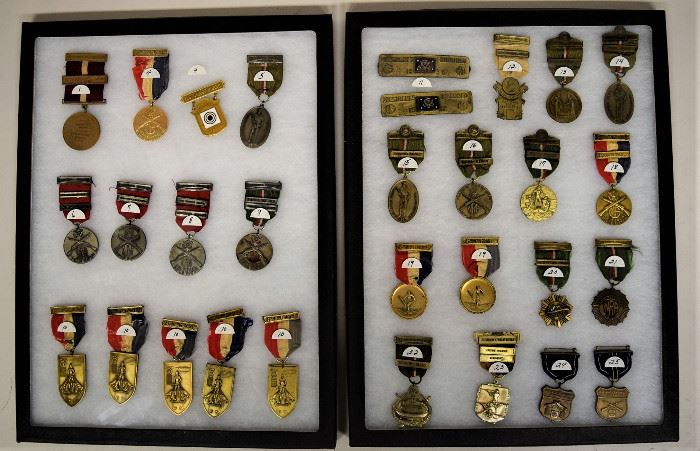 1930s Rare Coast Guard Shooting Medal Collection