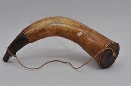 Ahira Smith Rev. War Siege of Boston Decorated Powder Horn
