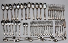 5 Tiffany Flatware Sets including 2 Persian Patterns
