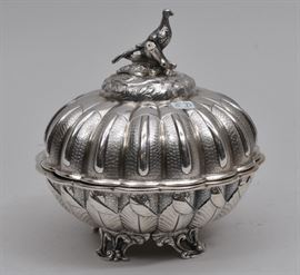 Collection of 14 Silver Butter Dishes