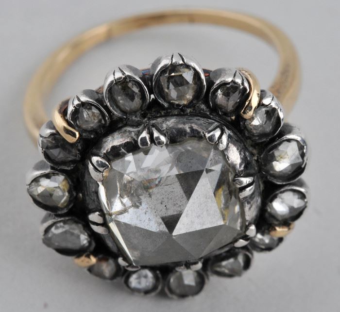Large Early Georgian Diamond Ring