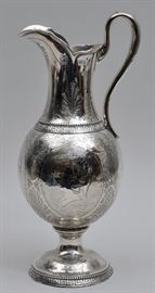 Tiffany Ewer Over 100 lots of Silver