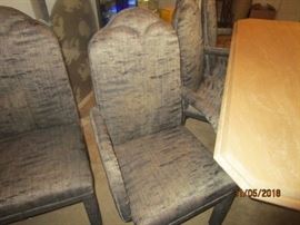 two of 6 dining chairs