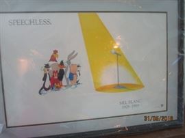 Speechless Mel Blanc Print