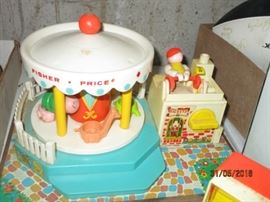 Old Fisher price toys