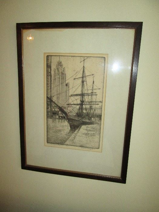 S. Chester Danforth etching.