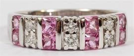 1.20CT NATURAL PINK SAPPHIRE AND 0.40CT DIAMOND RING, SIZE 7.25
Lot # 0119 