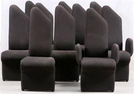 MODERN UPHOLSTERED DINING CHAIRS, SET OF 10, H 46", W 25", D 23"
Lot # 1068 