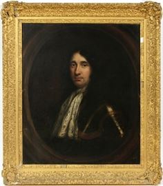 ENGLISH SCHOOL OIL ON CANVAS, 18TH.C., H 29", W 24", DIA CHARLES II, YOUNG MAN IN ARMOR
Lot # 2144 