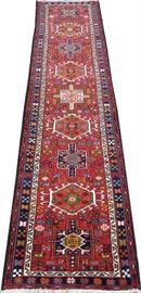 PERSIAN KARAJEH HERIZ HANDWOVEN WOOL RUNNER, W 2' 5", L 9' 5"
Lot # 2189 