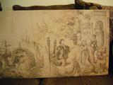 CLOTH GREEK STYLE MURAL