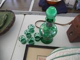 DECANTER AND SHOT GLASSES