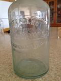 VINTAGE SMALL ABSOPURE WATER BOTTLE, POSSIBLY A SALESMAN SAMPLE, ABOUT A QUART IN VOLUME.
