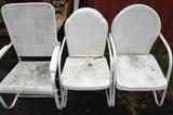 VINTAGE LAWN CHAIRS