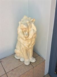 Lion Statuette.