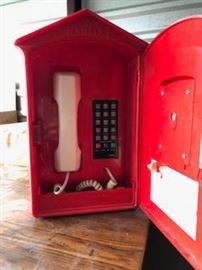 vintage phone box
