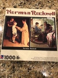 Norman Rockwell puzzle  never opened 