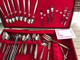 stainless steel silverware set 