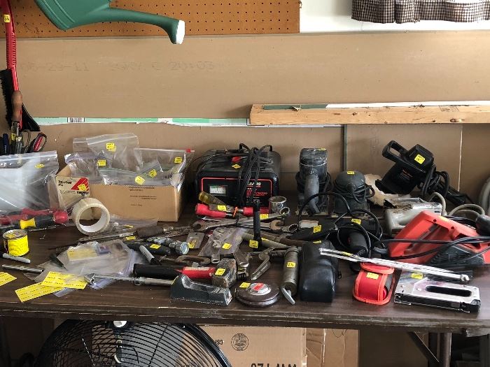 Various hand and power tools 
