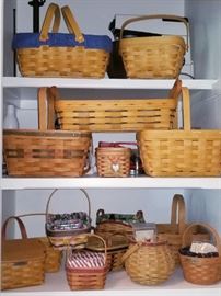 Lots of Longaberger baskets ! :)