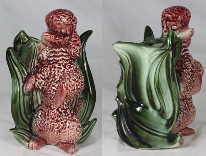 Hull Vintage Mid-Century Poodle Vase 