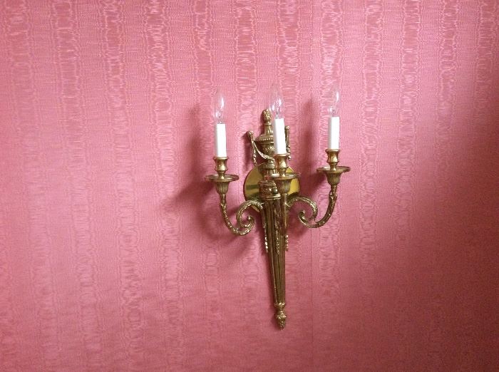 Pair of wall sconces