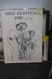 Signed Jim Dine poster