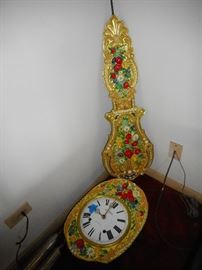 Pendulum, Clock. Weights to the Side.