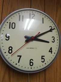 School or Office Vintage Clock.