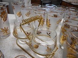 Mid Century Creamer Sugar Caddy