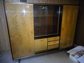 Mid Century 1940's Lacquer Austria/German Cabinet. GORGEOUS!!!
