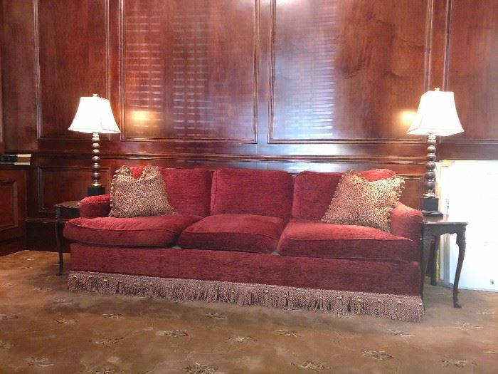 Red Custom Sofa