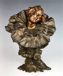 Sg. Wagner Art Nouveau Bronze Bust