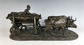 Important Russian Bronze by Lanceray