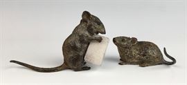 Sgd. Bergman Vienna Bronze Mice
