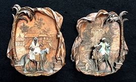 Great Pair of Bernard Bloch Orientalist Plaques