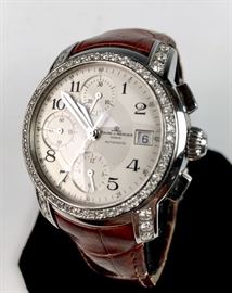 Baume & Mercier Men's Wristwatch with Diamonds