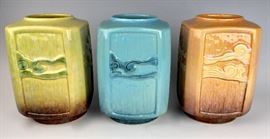  Set of 3 Wincraft Roseville Vases
