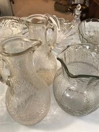 Old Crackle Glass Collection