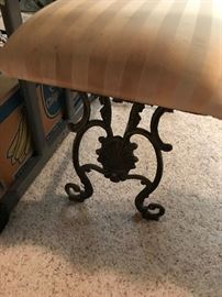 Iron Vanity Bench